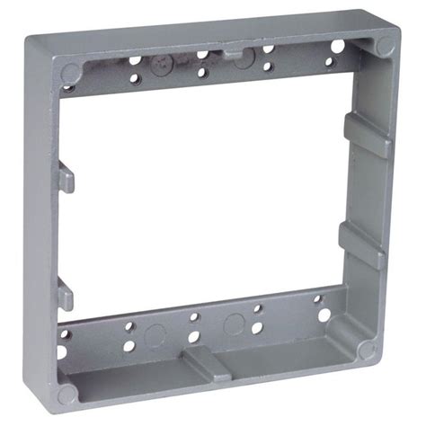 2 gang electrical box extender|lowe's outlet box extender.